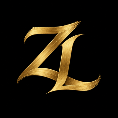 Zach Lewallen ZL gold monogram logo